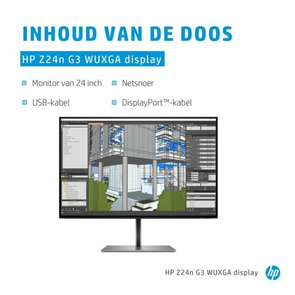 HP Z24n G3 61 cm (24") 1920 x 1200 Pixels WUXGA LED Zilver - Afbeelding 22