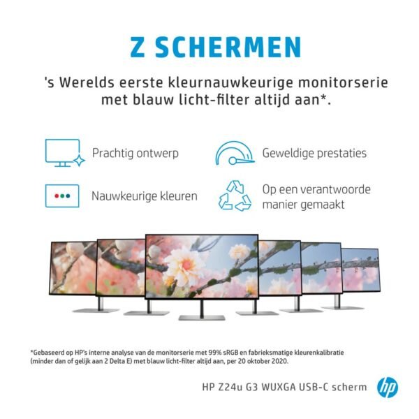 HP Z24u G3 61 cm (24") 1920 x 1200 Pixels WUXGA LED Zilver - Afbeelding 23