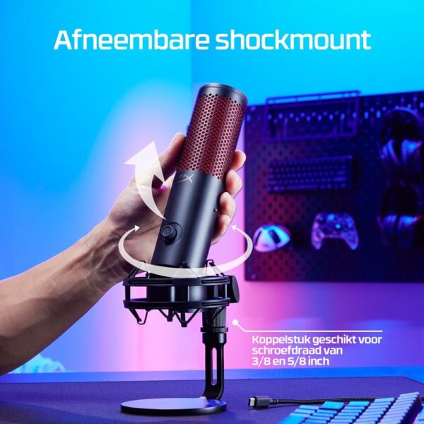 HP 872V1AA | USB Microfoon | Voor Podcasting | Zwart - Afbeelding 5