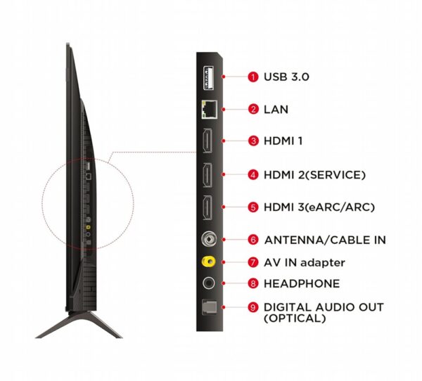 TCL 75C655 | 75'' Ultra HD 4K | QLED Smart TV | Wifi | Google TV | Dolby Vision | 60Hz - Afbeelding 9