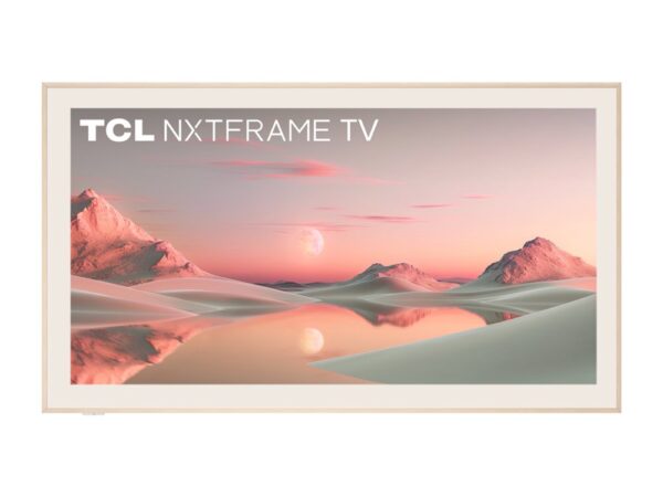 TCL NXTFRAME 55A300W Pro Wit QLED TV | 55'' Ultra HD 4K | Draadloze Soundbar en Subwoofer | Wi-Fi | Smart TV | Google TV | HDR10+ | 120Hz - Afbeelding 3