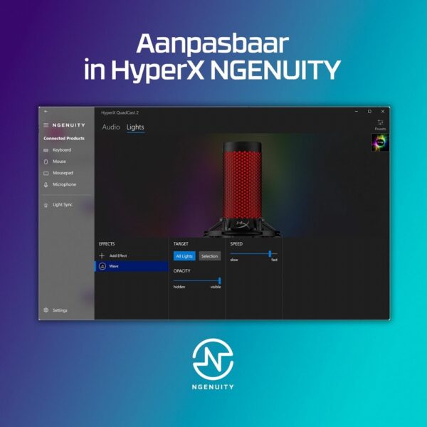 HP 872V1AA | USB Microfoon | Voor Podcasting | Zwart - Afbeelding 3