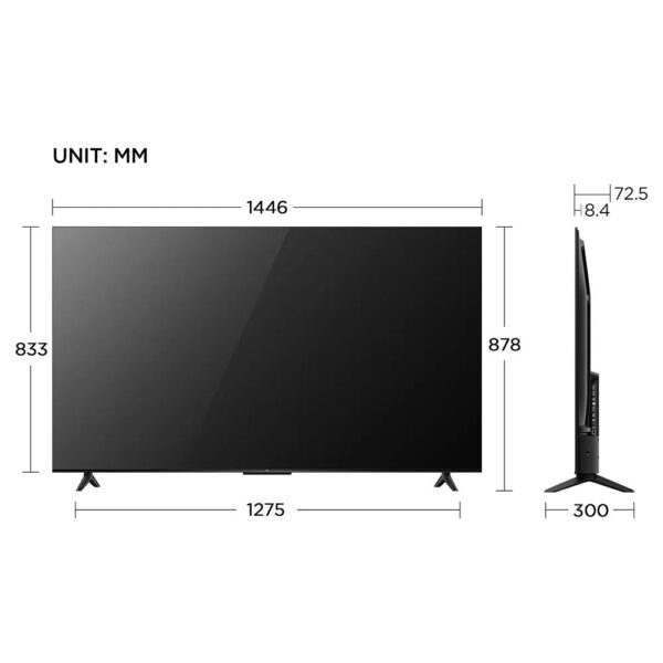 TCL 65P69B TV | 65'' | UltraHD 4K | Wifi | SmartTV | Google TV | Bluetooth 5.0 - Afbeelding 3