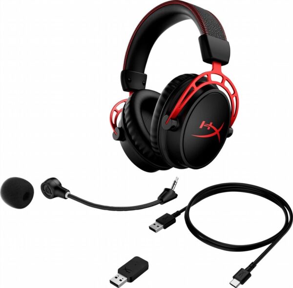 HyperX Cloud Alpha | Wireless Gaming Headset (zwart-rood) - Afbeelding 4