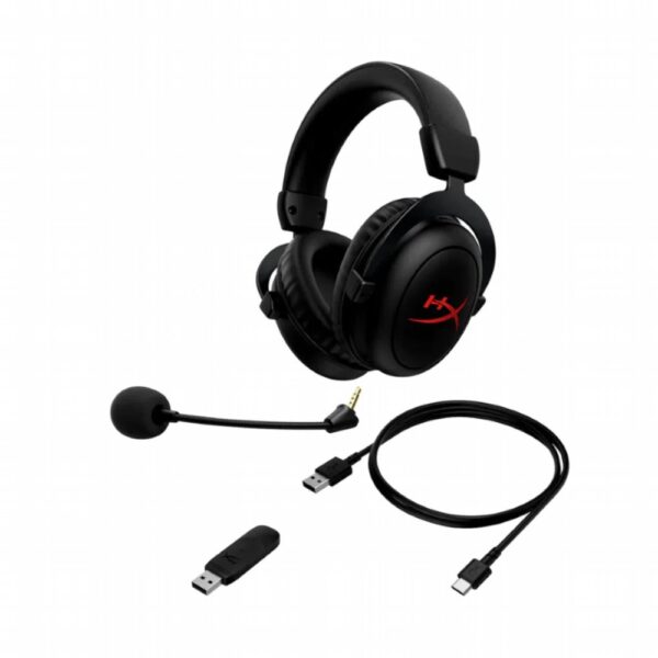 HyperX Cloud II Core | Draadloze Over-Ear Gaming Headset | USB-A Receiver & 3.5mm | Zwart - Afbeelding 4