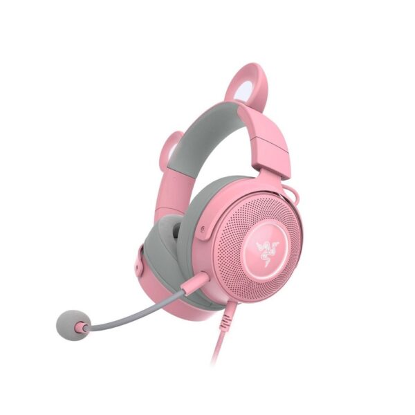 Razer Kraken Kitty V2 Pro | Bedrade On-Ear USB Gaming Headset | Roze - Afbeelding 2