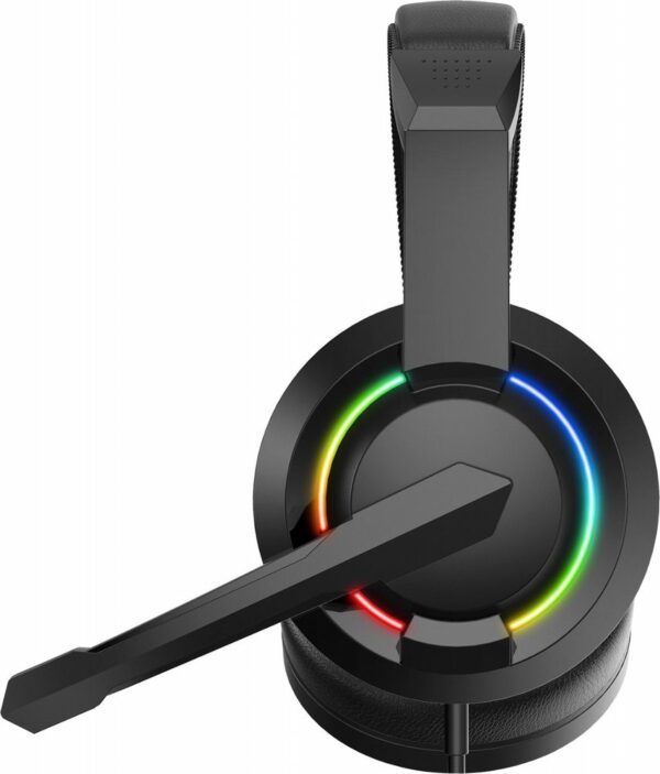 Baracuda HYDRA RGB Rainbow | Gaming Headset 3,5mm & USB | Zwart - Afbeelding 7