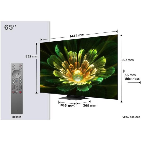 TCL 65C79K (2025) | 65'' Ultra HD 4K | QD-Mini LED Smart TV | Wifi | Google TV | Dolby Vision | 120Hz - Afbeelding 9