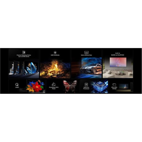 TCL 65C79K (2025) | 65'' Ultra HD 4K | QD-Mini LED Smart TV | Wifi | Google TV | Dolby Vision | 120Hz - Afbeelding 4