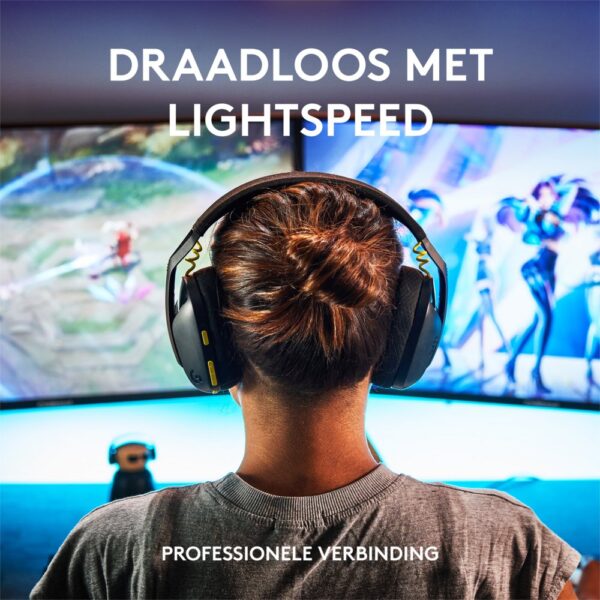Logitech G435 Wireless Gaming Headset | Bluetooth & Lightspeed | Hoofdband | Zwart - Afbeelding 24