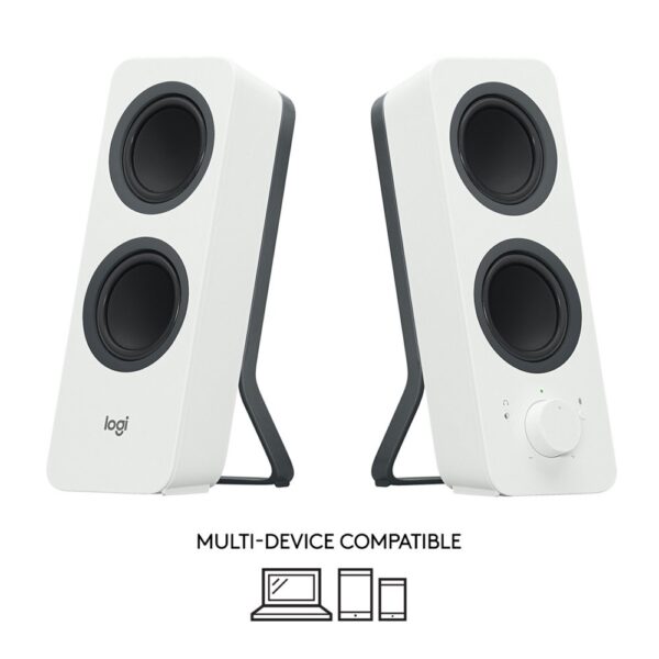 Logitech Z207 | 2.0 Luidsprekerset | Bluetooth en 3,5mm | Zwart/Wit - Afbeelding 16