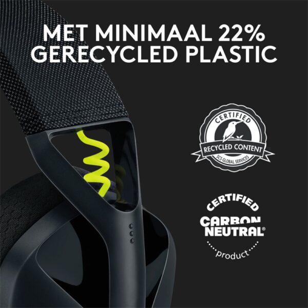 Logitech G435 Wireless Gaming Headset | Bluetooth & Lightspeed | Hoofdband | Zwart - Afbeelding 20