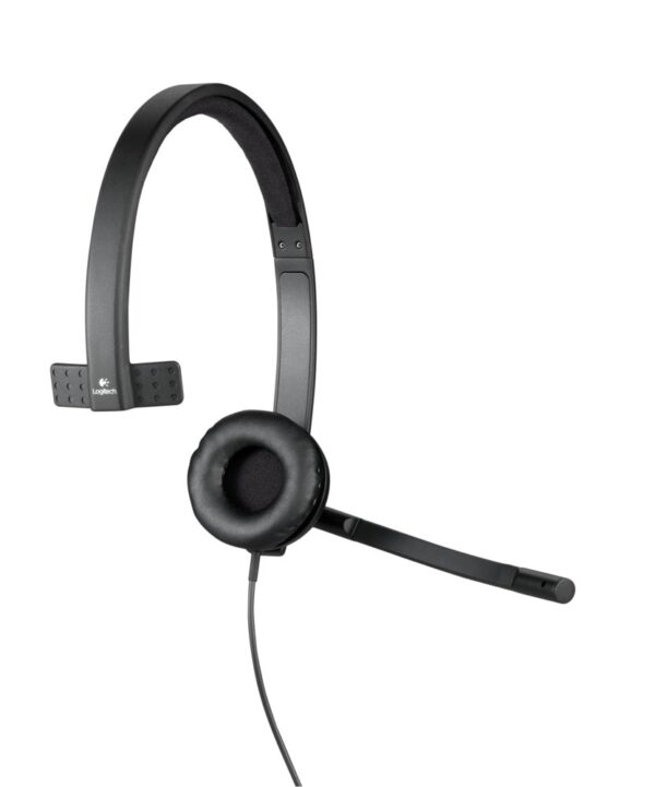 Logitech H570e | Bedrade On-ear Mono Headset | USB-A | Zwart - Afbeelding 4