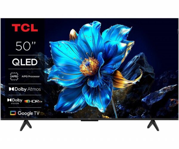 TCL 50P71K | 50" 4K Ultra HD QLED Smart TV | Google TV | Dolby Vision | 60Hz (2025) | OPEN BOX