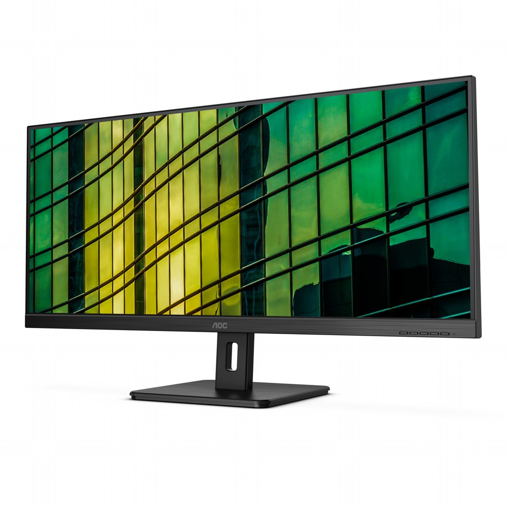 AOC U34E2M 34" | UWQHD 3440x1440 | VA | 100Hz | 4ms | Ultrawide Monitor | Zwart - Afbeelding 3