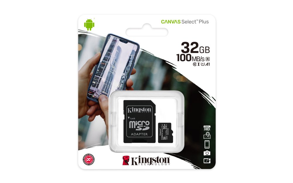 Kingston Canvas Select Plus | MicroSDHC | 32GB | Class 10 | UHS-I U1 - Afbeelding 6