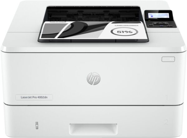HP LaserJet Pro 4002dn | Zwart-wit Laserprinter | Dubbelzijdig printen | 40 ppm | Ethernet | Voor MKB | Compact & Energiezuinig