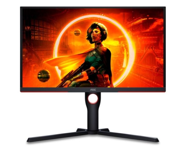 AOC 25G3ZM/BK 24.5" | 1920 x 1080 VA | 240Hz | 1ms | Zwart/Rood | Gaming Monitor