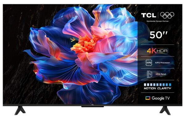 TCL 50P69B | 50'' 4K Ultra HD LED Smart TV | Google TV met HDR10+ | HDMI 2.1 | 50Hz | Wifi