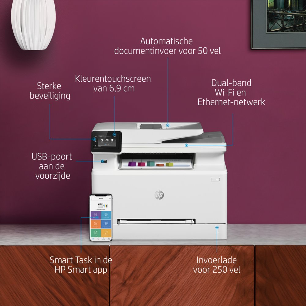HP Color LaserJet Pro M282nw | All-in-One Laserprinter | A4 | 600 x 600 DPI | Wi-Fi | Kleur - Afbeelding 14