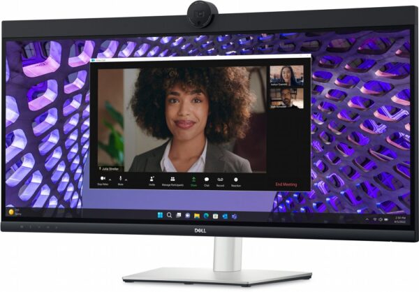 Dell P3424WEB | 34,1" WQHD IPS Curved Monitor (3440x1440) | USB-C | Webcam | Zwart