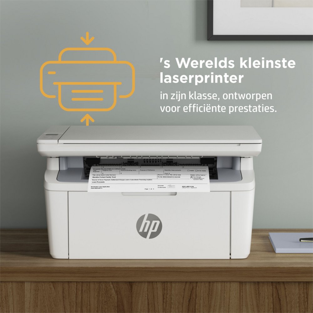 HP LaserJet Pro MFP M140w | All-in-One Laserprinter | A4 | 600 x 600 DPI | Wi-Fi | Zwart/Wit - Afbeelding 12