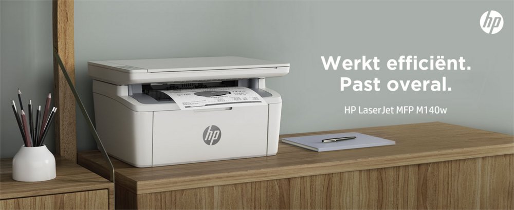 HP LaserJet Pro MFP M140w | All-in-One Laserprinter | A4 | 600 x 600 DPI | Wi-Fi | Zwart/Wit - Afbeelding 9