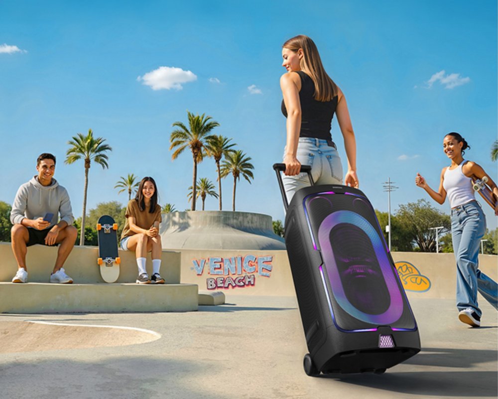 Samsung Sound Tower MX ST50F/XN | Bluetooth Party Speaker | 240W | Tot 18 Uur Accuduur | IPX4 Spatwaterbestendig | Karaoke & Party Lights+ - Afbeelding 9
