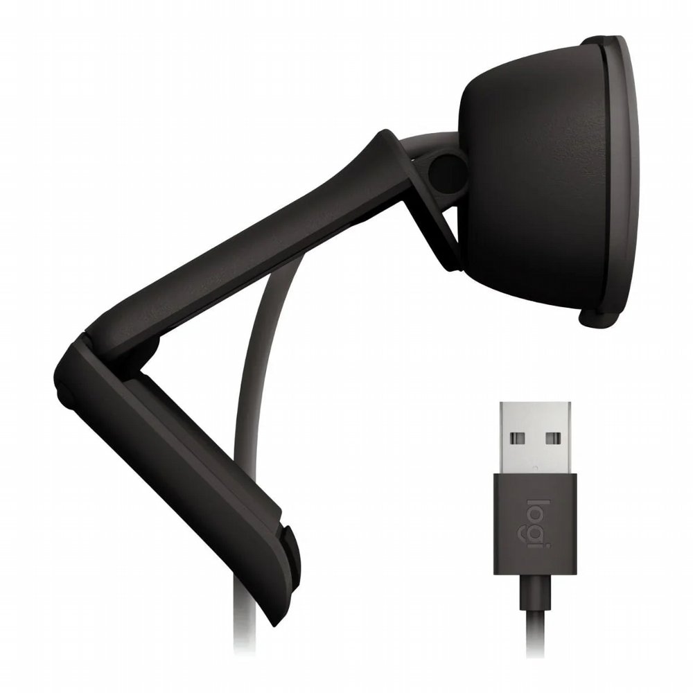 Logitech Brio 100 Full HD Webcam | 1080p | Ingebouwde Microfoon | Privacy Shutter | USB-A | Grafiet - Afbeelding 3