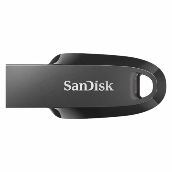 SanDisk Ultra Curve SDCZ550 | USB Stick 512GB | USB 3.2 Gen 1 | Tot 100 MB/s | Zwart