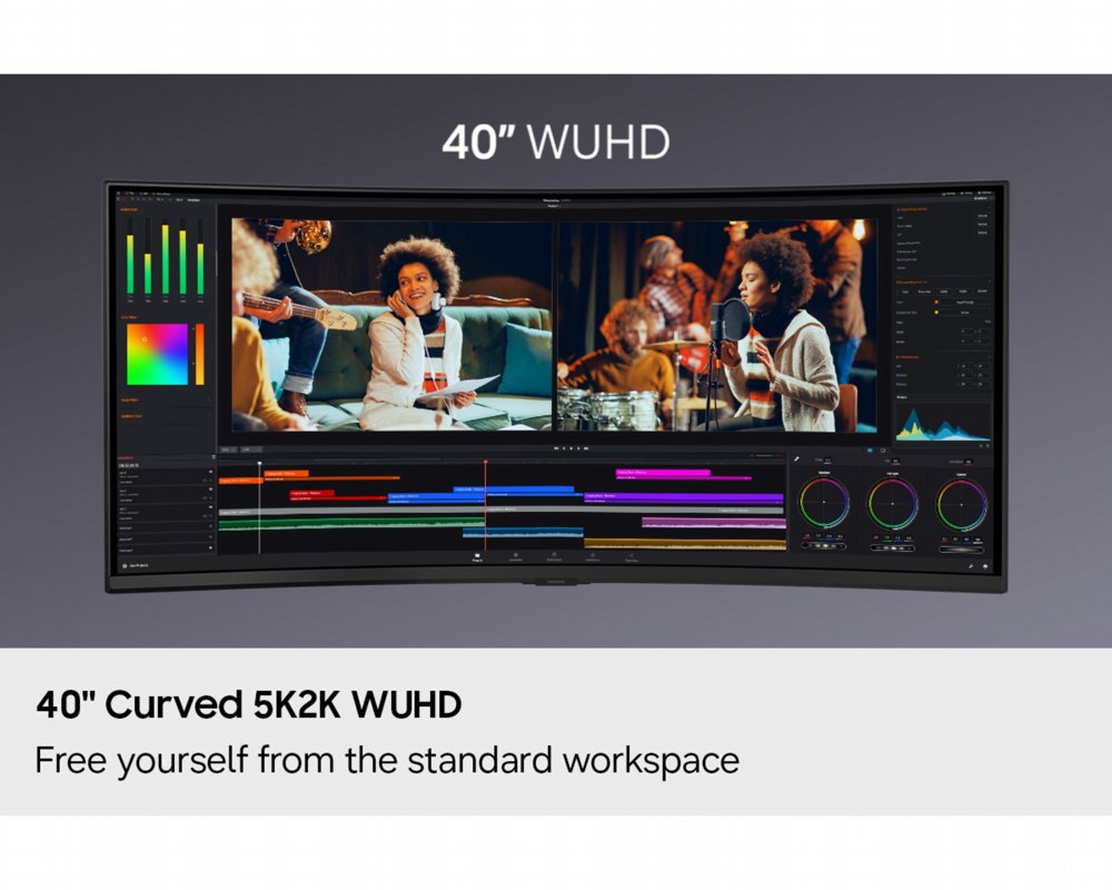 Samsung ViewFinity S8 S85TH | 40" 5K2K | 144Hz | Thunderbolt 5 | Curved Ultrawide Monitor | Zwart - Afbeelding 7