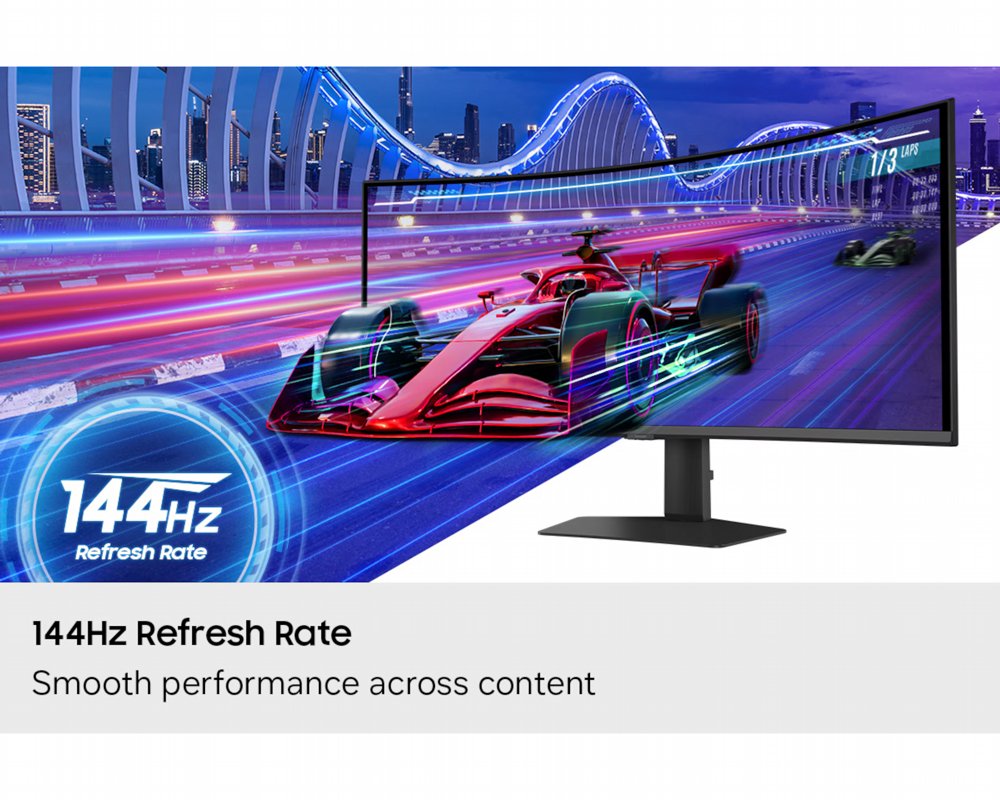 Samsung ViewFinity S8 S85TH | 40" 5K2K | 144Hz | Thunderbolt 5 | Curved Ultrawide Monitor | Zwart - Afbeelding 9