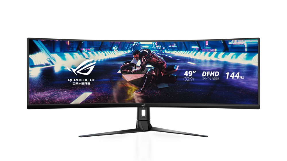 ASUS ROG Strix XG49VQ 49" | 3840 x 1080 VA | 144Hz | Curved Gaming Monitor - Afbeelding 2