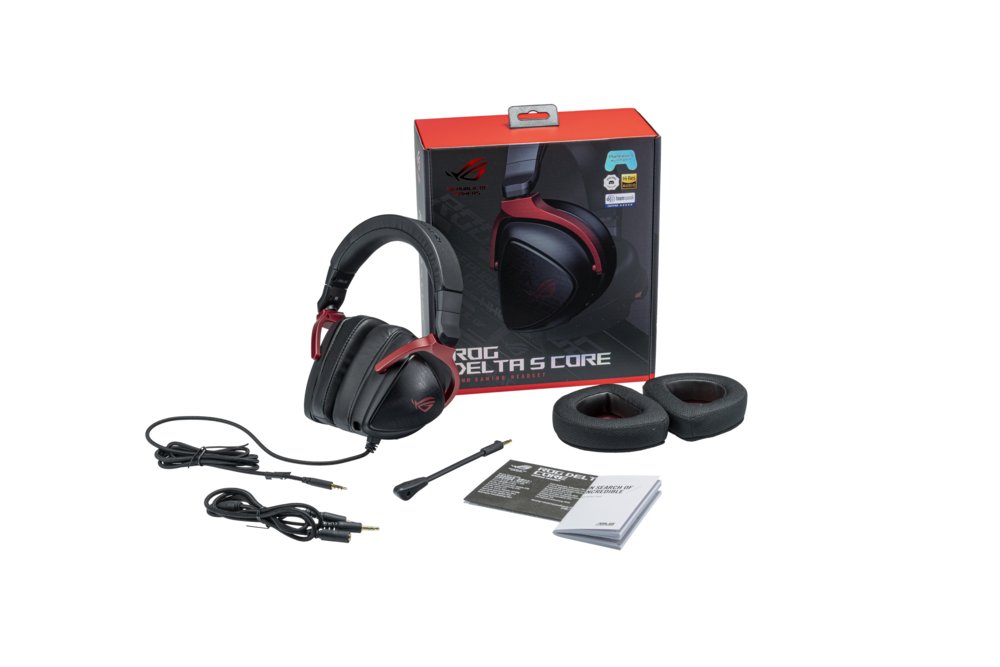 ASUS ROG Delta S Core | Bedrade Over-ear Gaming Headset 3.5mm Connector | RGB | Zwart - Afbeelding 2