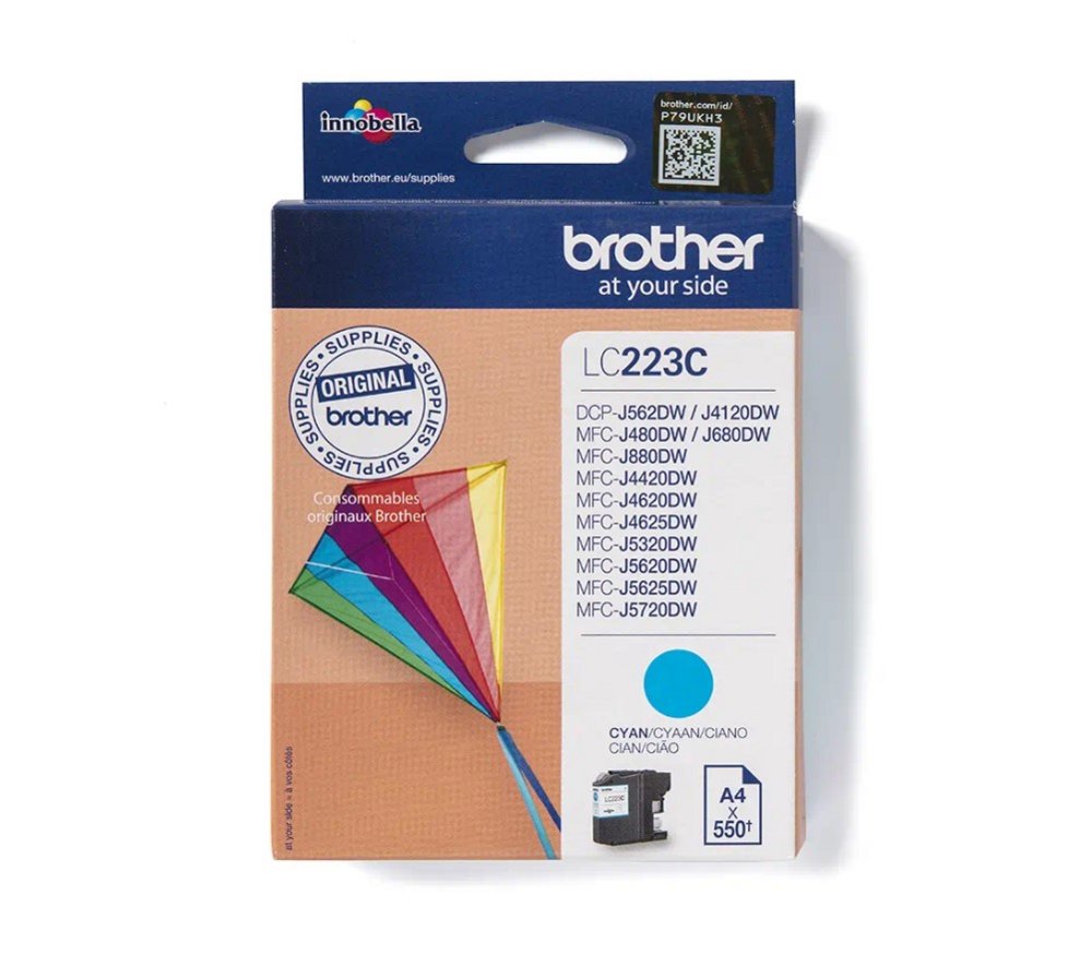 Brother LC-223C | Originele Cyaan Inktcartridge | 1 Stuk - Afbeelding 2