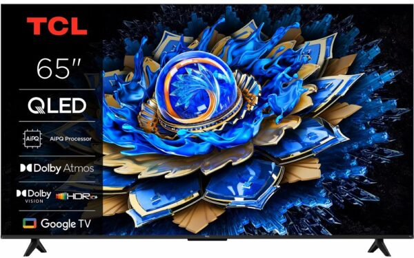TCL 65T69C | 65" 4K Ultra HD QLED Smart TV | 60Hz | Google TV + Wifi | Dolby Vision | HDMI 2.1 (2025)