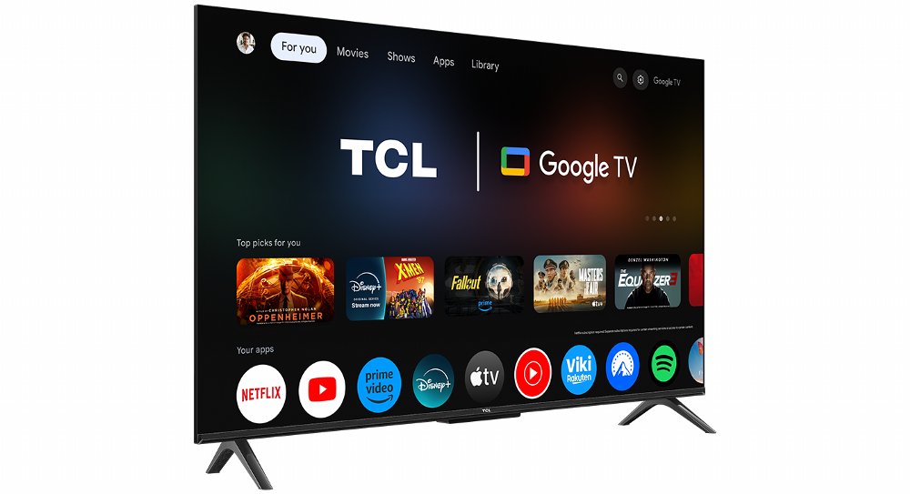 TCL 55P6K 55" | 4K UHD Smart TV | Google TV | HDR10 | Zwart - Afbeelding 6