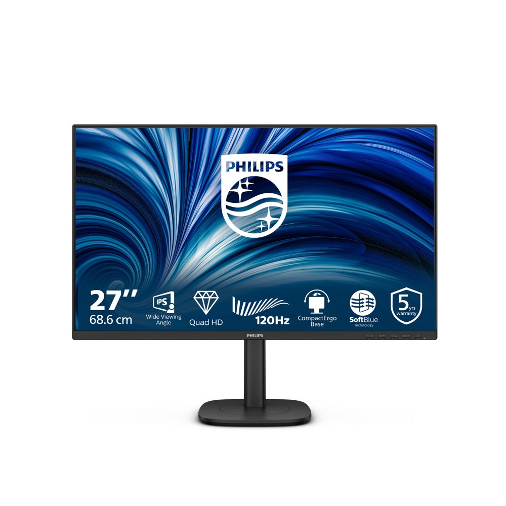 Philips 27B2N3500J/00 | 27" Quad HD IPS Monitor | 120 Hz | Zwart | OPEN BOX