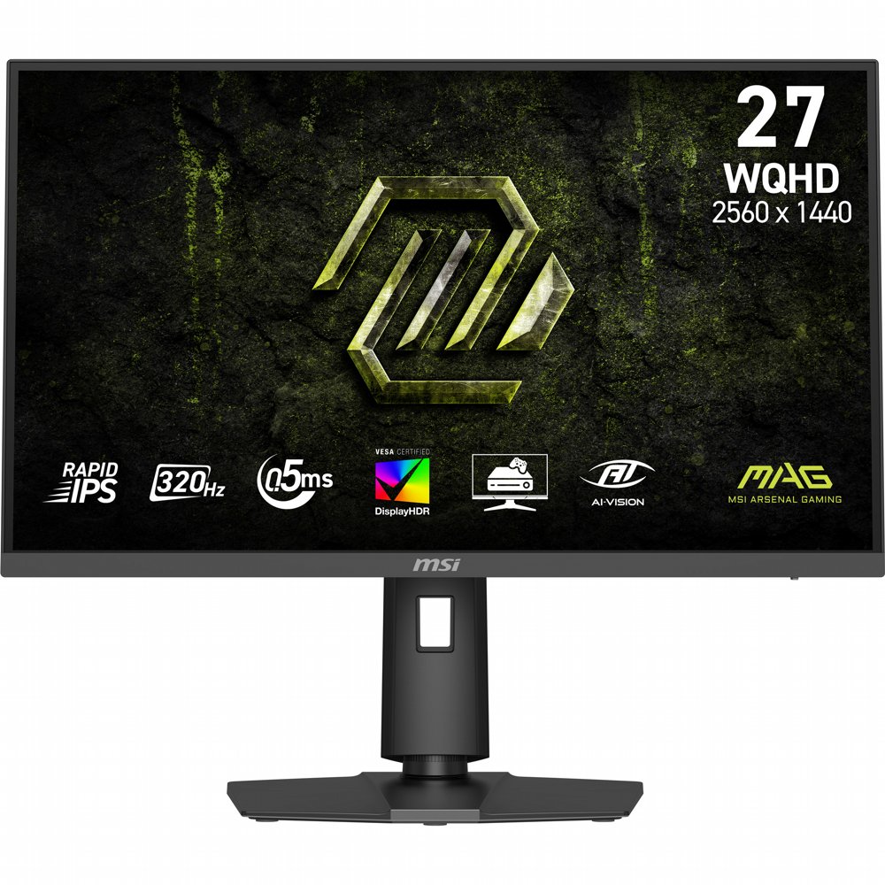 MSI MAG 274QPF X32 | 27" WQHD Rapid IPS | 320Hz | 0.5ms GtG | DisplayHDR 400 | Gaming Monitor